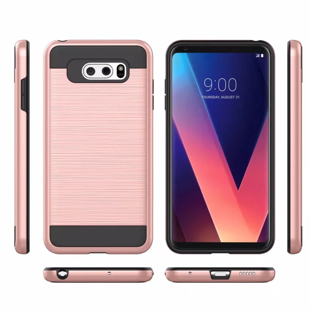 Роскошный Ультратонкий ударопрочный Прочный жесткий чехол из ПК для LG V30