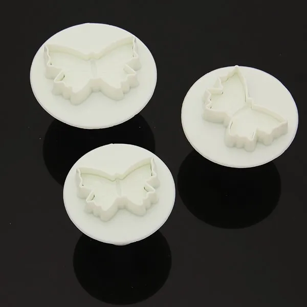 Инструменты для украшения тортов 3 шт./компл. плунжер бабочка резак форма