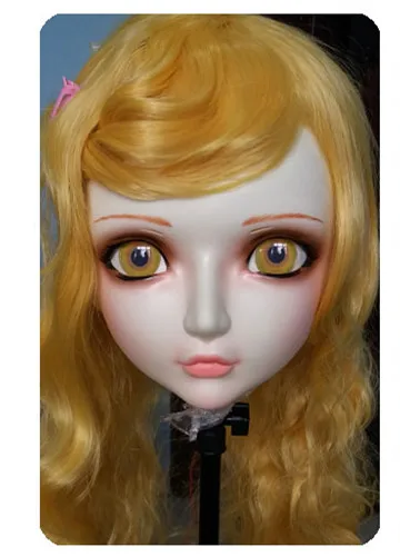 (DM021) Женская/Девичья Милая полимерная полуголовная маска кигуруми BJD косплей