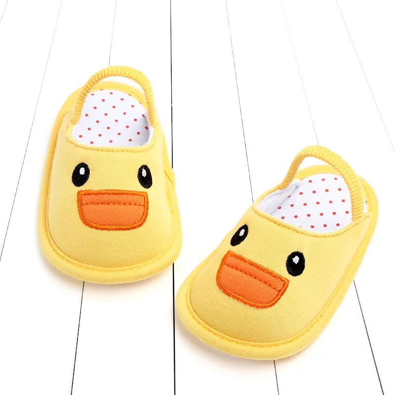 

Fashion Cotton Baby Shoes Summer Infant Slippers Boys Girls Cartoon Footwear Soft Sole Anti-Slip Indoor First Walker For Newborn
