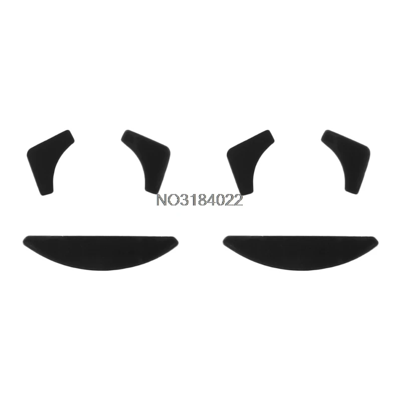 2 комплекта 0,6 мм мышь ноги коньки коврики для мыши razer DeathAdder мышь коньки