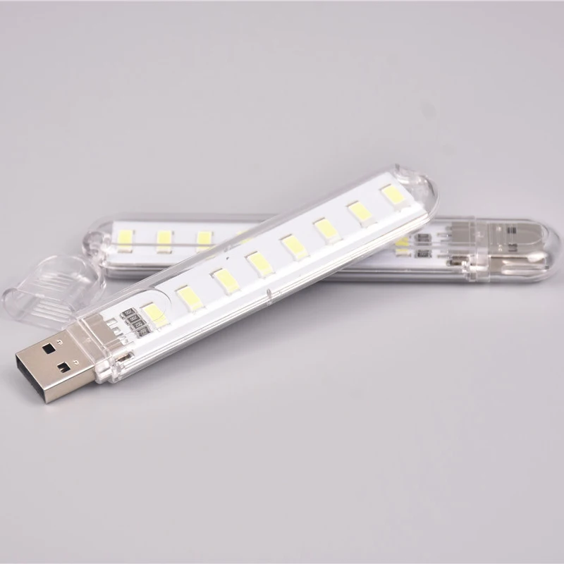 Фонарик мини USB гаджет светодиодный светильник книга s DC5V 8 кемпинг компьютер