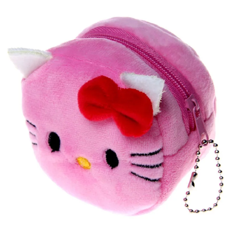 Женский мини-плюшевый Кошелек с медведем из мультфильма Дамский кошелек для