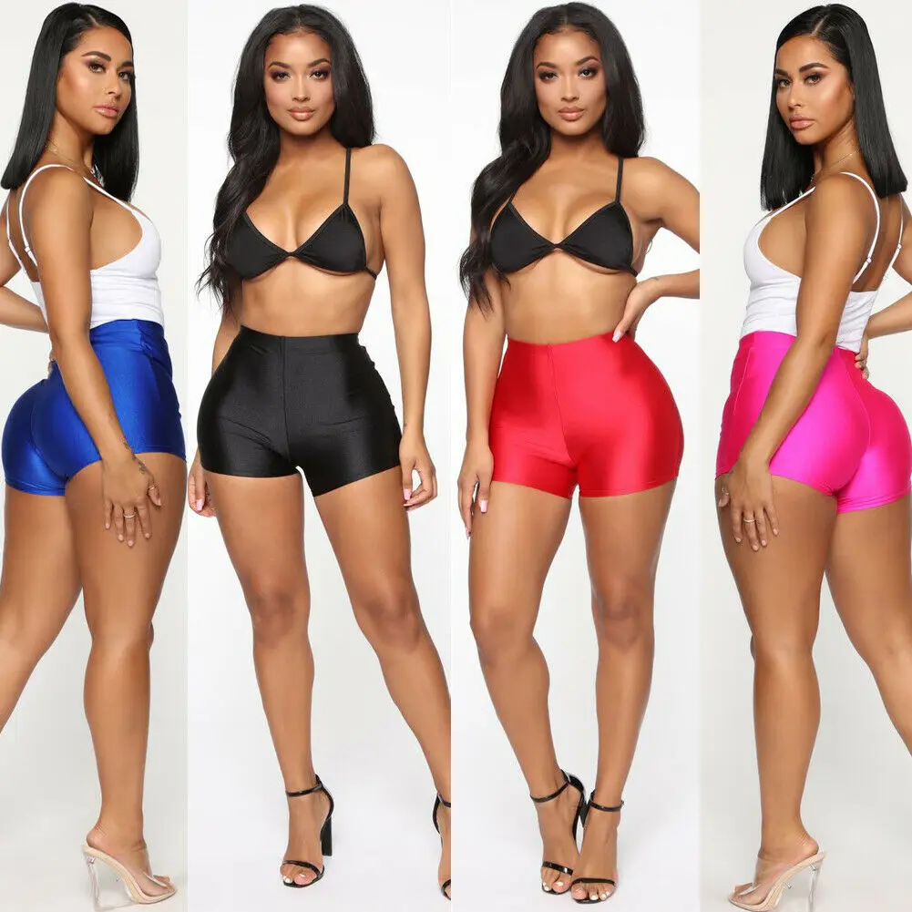 

Hirigin Women's 2021 Summer Sport Fitness Bike Shorts Soft Stretch Leggings Cotton Spandex Workout Yoga Jogger Shorts Tracksuit