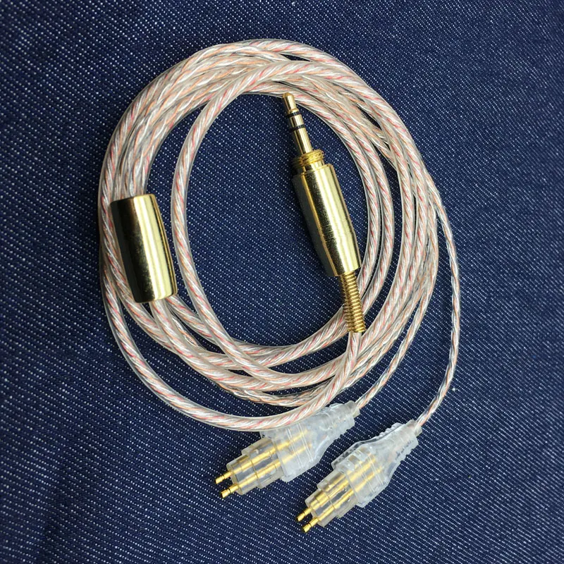 Сменный кабель Newst для наушников Sennheiser HD25 HD650 1 2 HD600 Аудиокабели 6N посеребренный