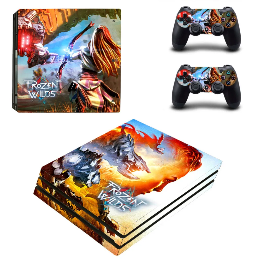 Horizon Zero Dawn Замороженные дикий PS4 Pro кожи Стикеры наклейка для Игровые приставки 4