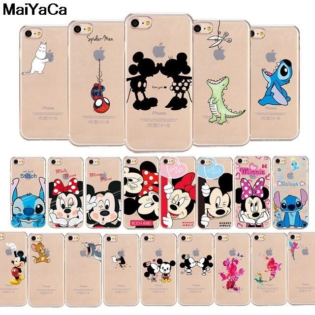 Чехлы для iPhone 4S SE 5C 5S 6S 7 8 Plus X XR XS MAX из прозрачного мягкого ТПУ | Мобильные телефоны