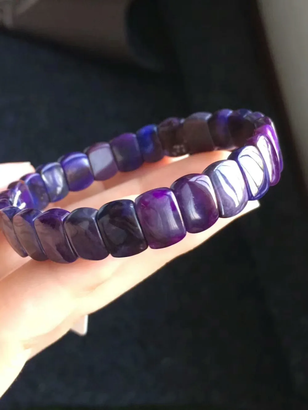 Сертификат натуральный Sugilite синий фиолетовый драгоценный камень для женщин ЮАР