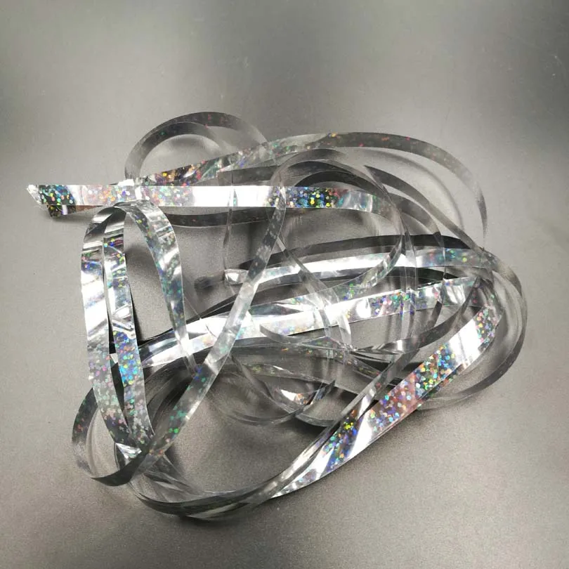 Блестящие полоски для рыбалки нахлыстом 4 шт./лот ширина 5 мм|tying materials|fly tying materialsfly