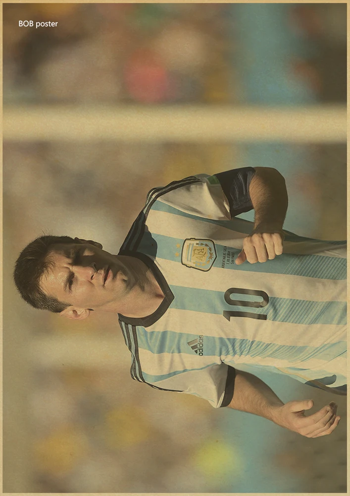 P081 Diego Armando Maradona настенные плакаты Футбольная звезда крафт-бумага Ретро плакат домашний декор Дом Бар Паб гостиная ВИНТАЖНЫЙ ПЛАКАТ - Цвет: P081