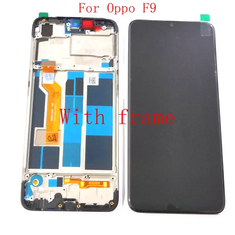 

Для Oppo F9 CPH1823 ЖК-дисплей с сенсорным экраном дигитайзер Рамка полная сборка A7X ЖК-экран Рамка