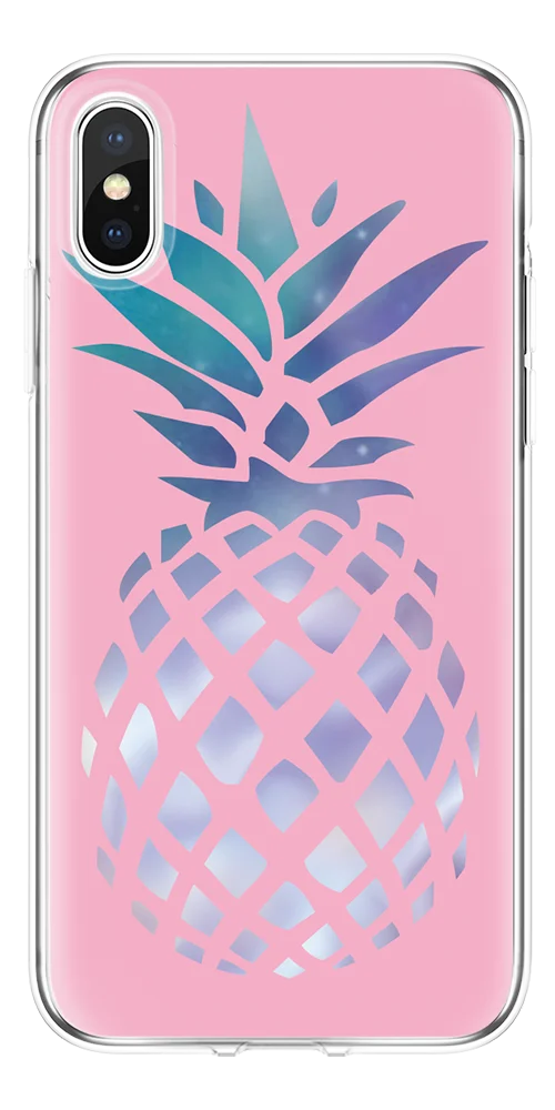 fdbl Прозрачный ТПУ чехол для телефона с ананасом и фламинго для iPhone 7, 8, 6, 6 s Plus, для iPhone 11 Pro, XS Max, XR, X, 4, 4S, 5, 5S, SE, 5C, чехол, чехол - Цвет: fdbl
