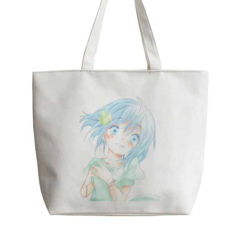 Волшебная девушка Madoka Miki Sayaka Sayak miki синие волосы японского Аниме Холст сумка для