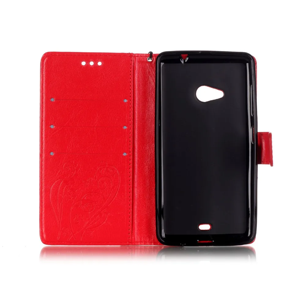 3D отпечатаны бабочка цветок Стенд Бумажник кожаный флип чехол Обложка для Nokia