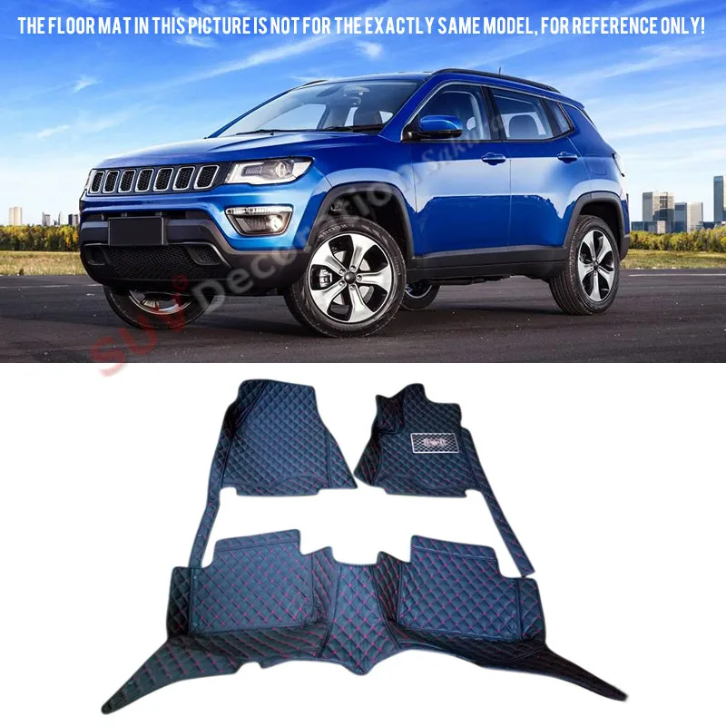 Новинка для Jeep Compass второго поколения 2017 2018 аксессуары интерьерные кожаные