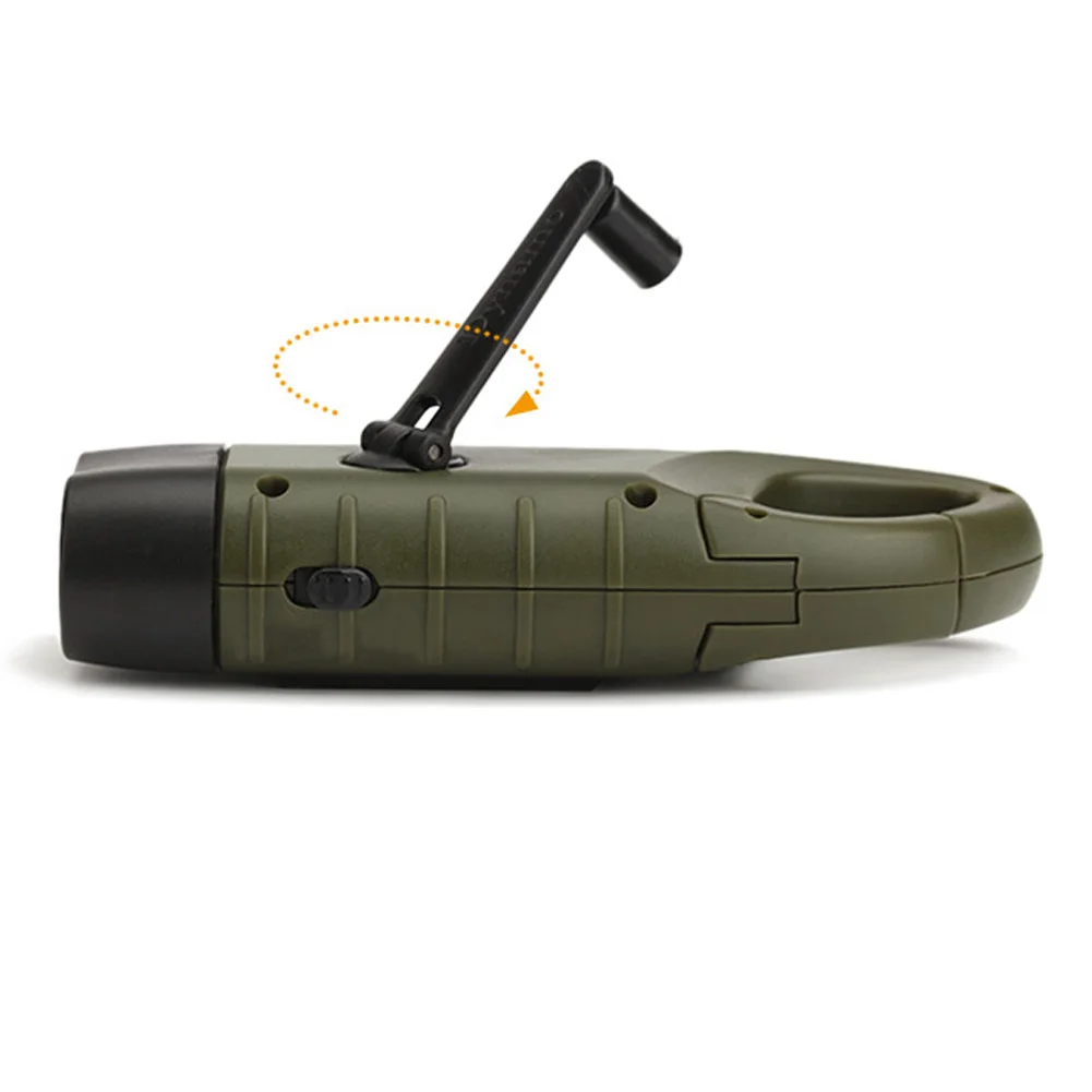 Светодиодный фонарик с ручкой и питанием от солнечной батареи перезаряжаемый