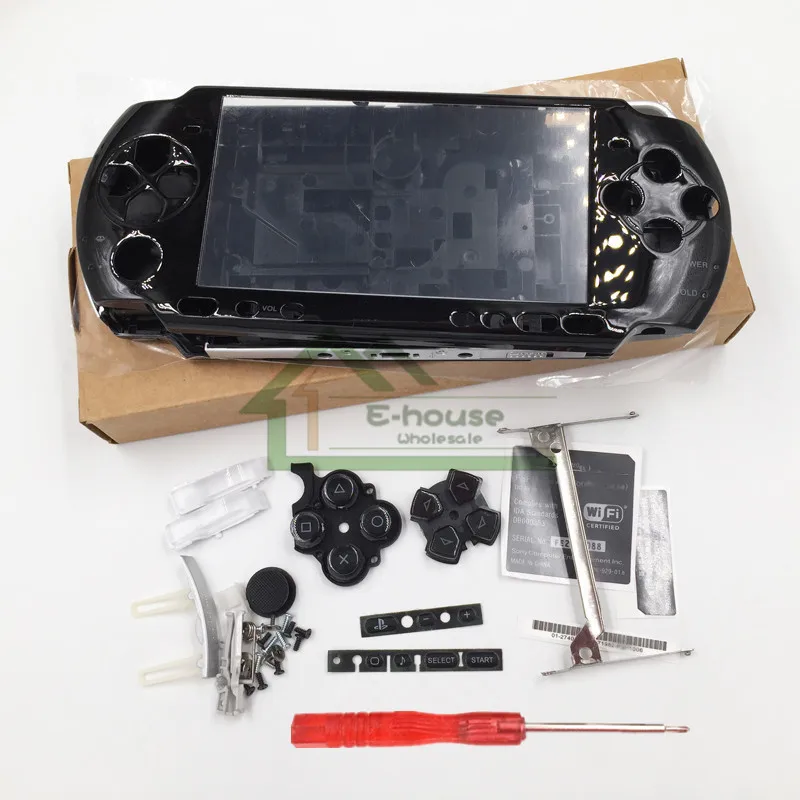 [Новая версия] 4 цвета на выбор для игровой консоли Sony PSP 3000 Сменный Чехол с полным