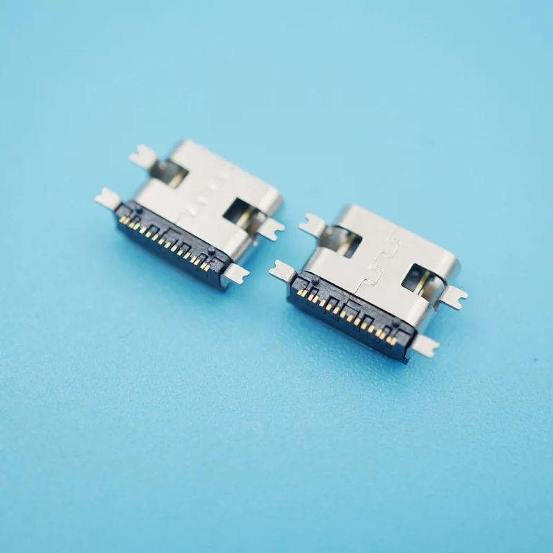 30 шт./лот 16 штырьков женский разъем SMT 3 1 USB Type C разъем|socket connector|socket type cl connector |