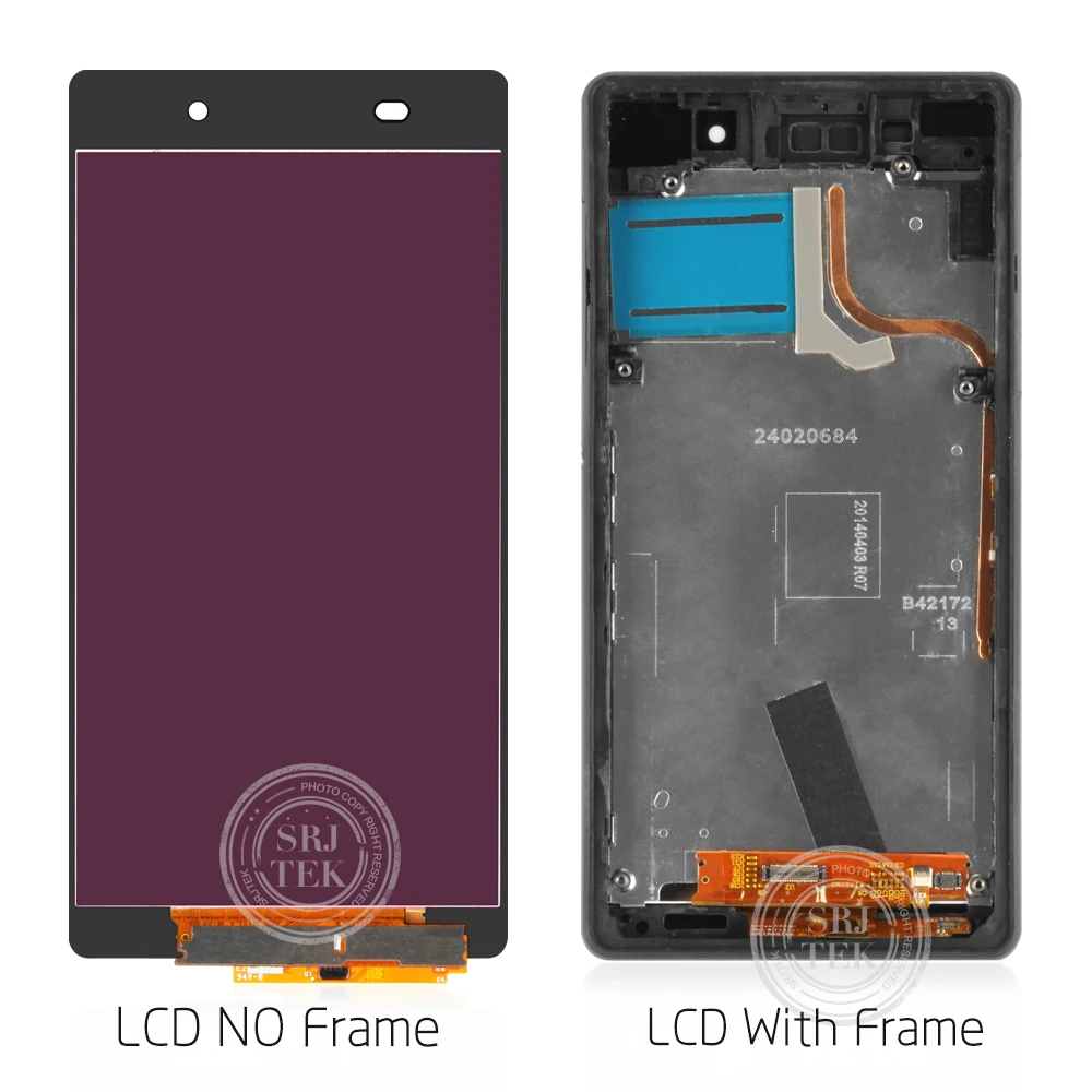 100% протестированный для SONY Xperia Z2 ЖК сенсорный экран с рамкой дисплей дигитайзер в