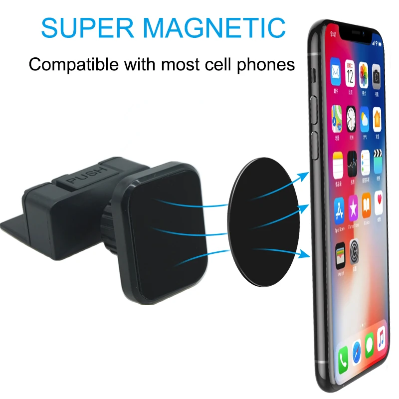 Универсальный автомобильный держатель для телефона iPhone с CD слотом|Подставки и