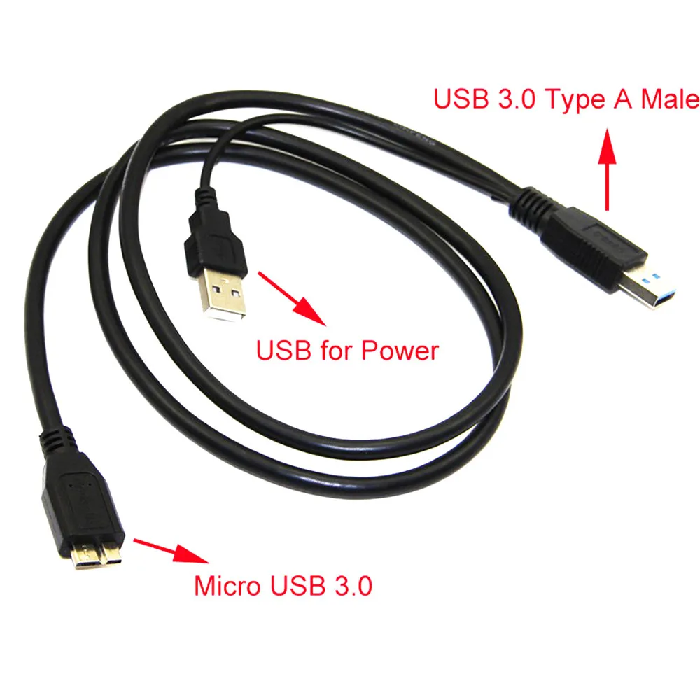 EPULA высокоскоростной Micro USB 3 0 к кабель для внешнего жесткого диска HDD USB3.0 Male B