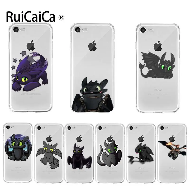 Ruicaica Беззубик Как приручить дракона аксессуары для телефона чехол iPhone 8 7 6 6S Plus X XS