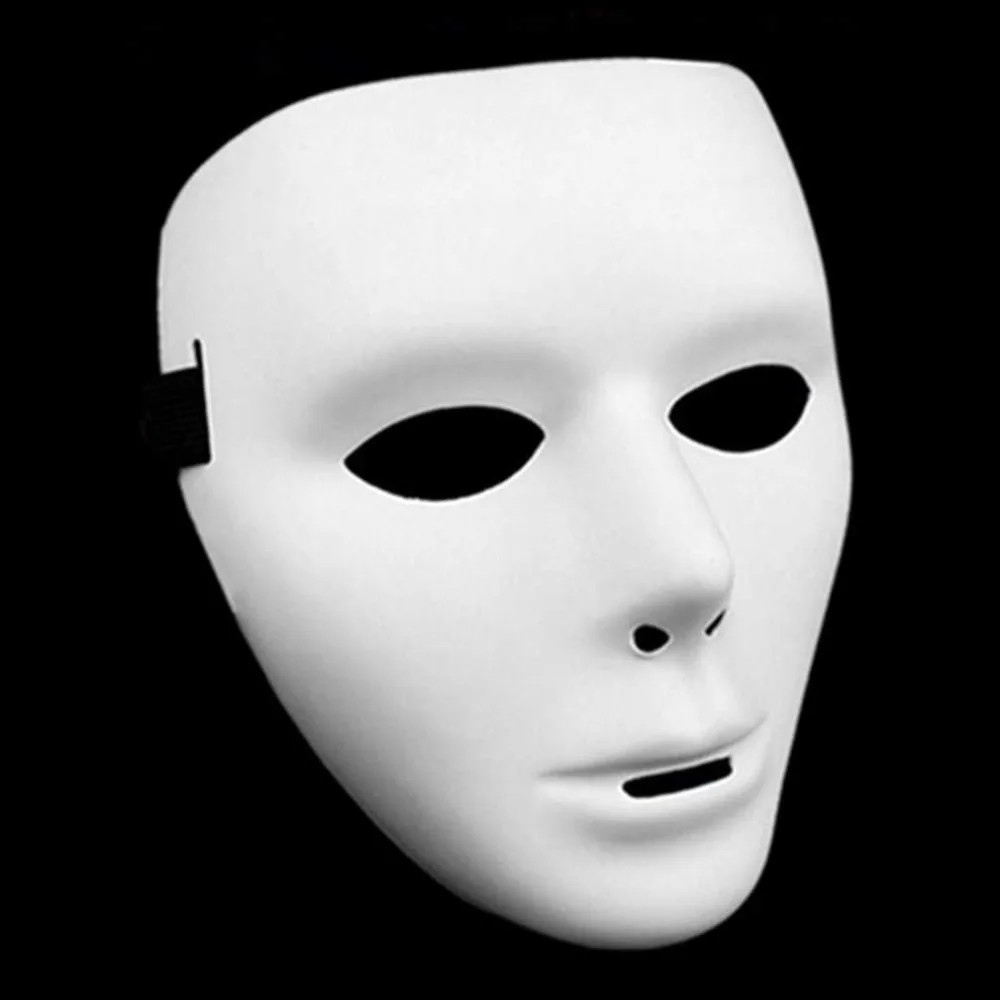 Косплей Хэллоуин фестиваль ПВХ белая маска Вечеринка игрушки уникальный полный лицо танцевальный костюм маска для мужчин женщин подарок