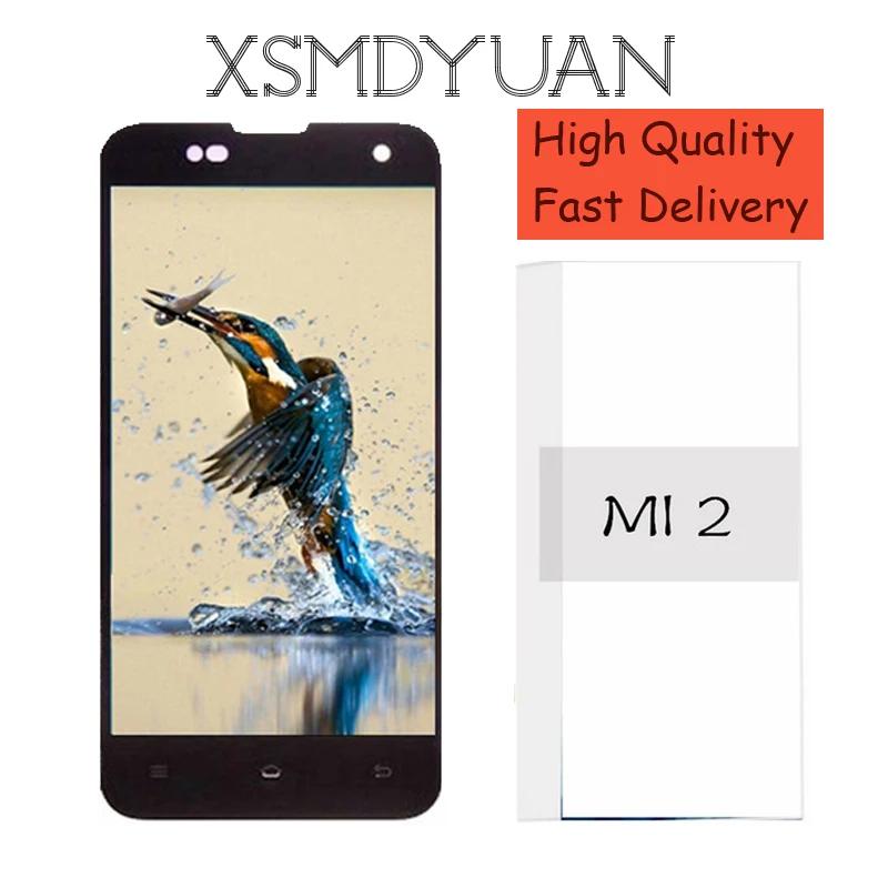 Протестированный ЖК дисплей 4 3 дюйма для Xiaomi Mi2 сенсорный экран Mi2S M2 Mi 2 2S