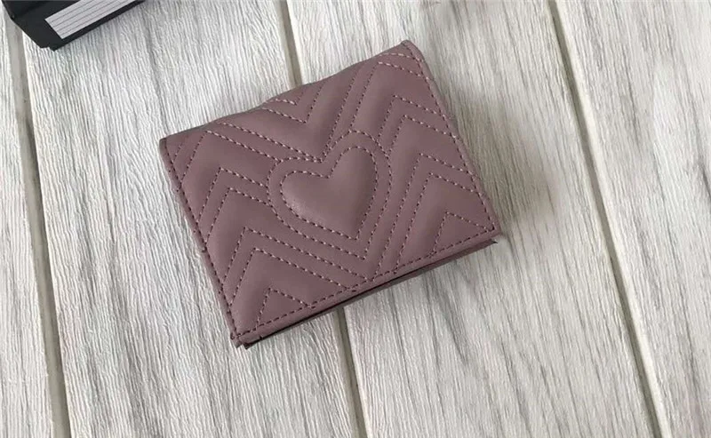 Европа и Америка vogue zig zag thread короткий кошелек с буквенным принтом для женщин