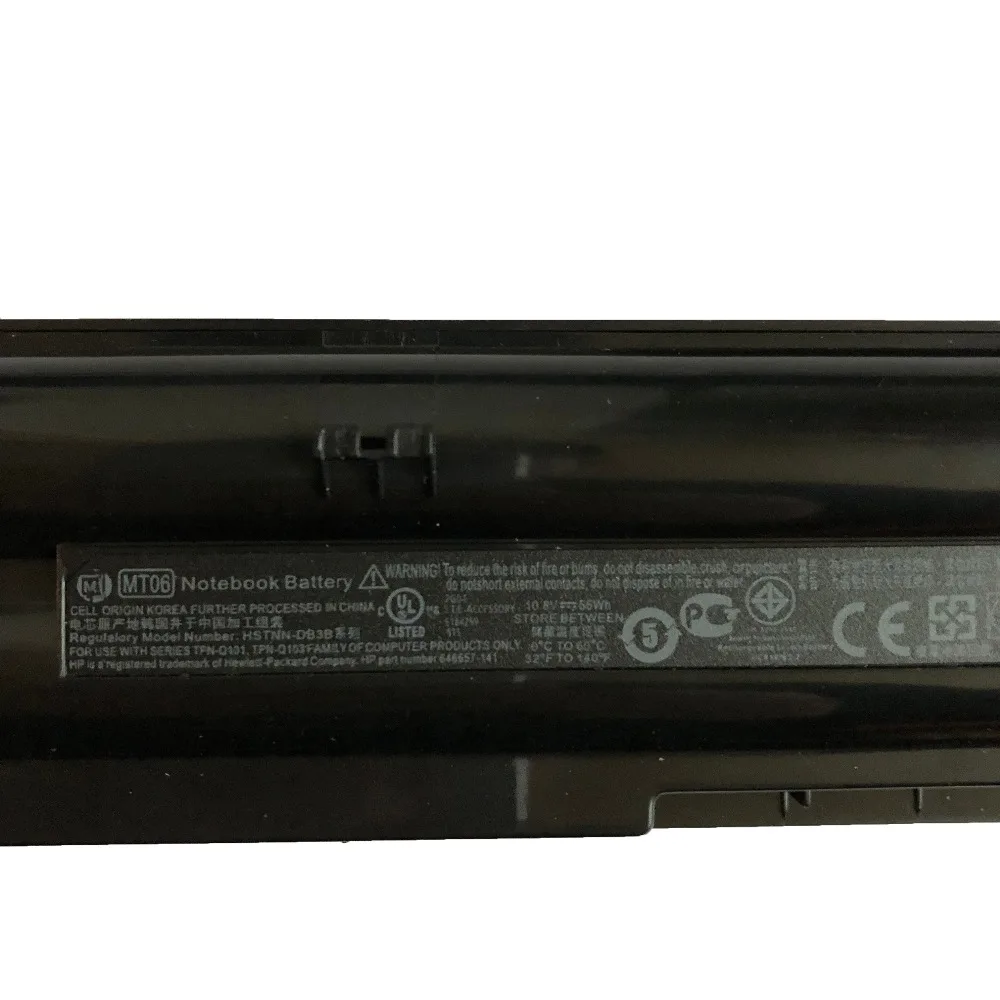Новый оригинальный аккумулятор MT06 10 8 В 55 Вт/ч/5000 мА/ч для HP Mini 210 3000 Pavilion dm1 4000 646657 251