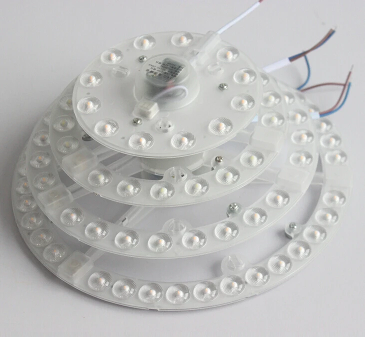 AC220V 12W18W24W36W светодиодный потолочный плата лампы с магнитом замены старых Винтаж 2D источник света для круглый потолочный светильник