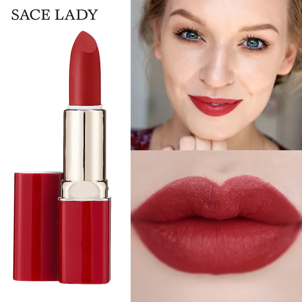 SACE LADY матовая губная помада увлажняющее средство для макияжа Сексуальная