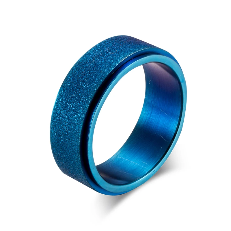 QFJZ144 титановое кольцо с уплотнением вращающееся для мужчин Anello Uomo Taoism Alliance Bijoux