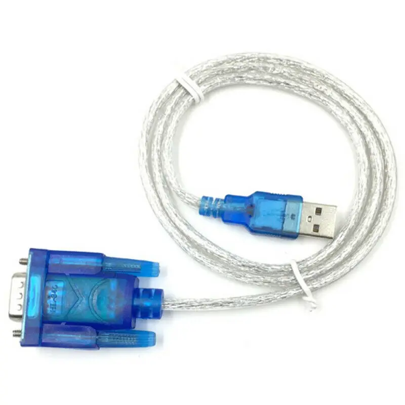 Горячая Распродажа USB в RS232 последовательный порт 9-контактный Мужской кабель COM