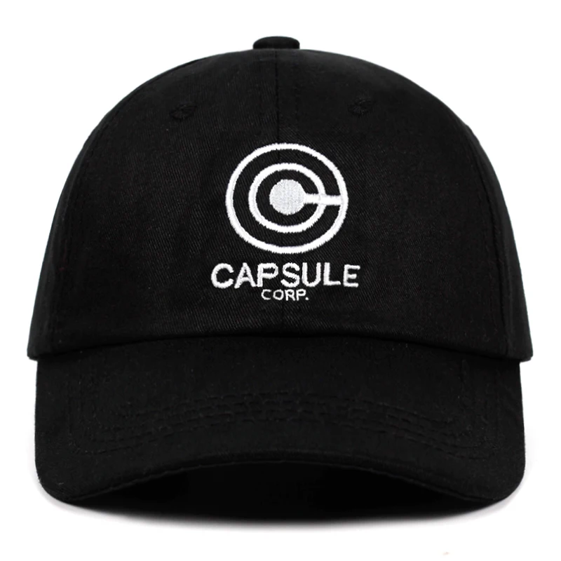 Чехол Capsule corp. Шляпа для папы с рисунком из аниме песня 100% хлопок вышивка Snapback