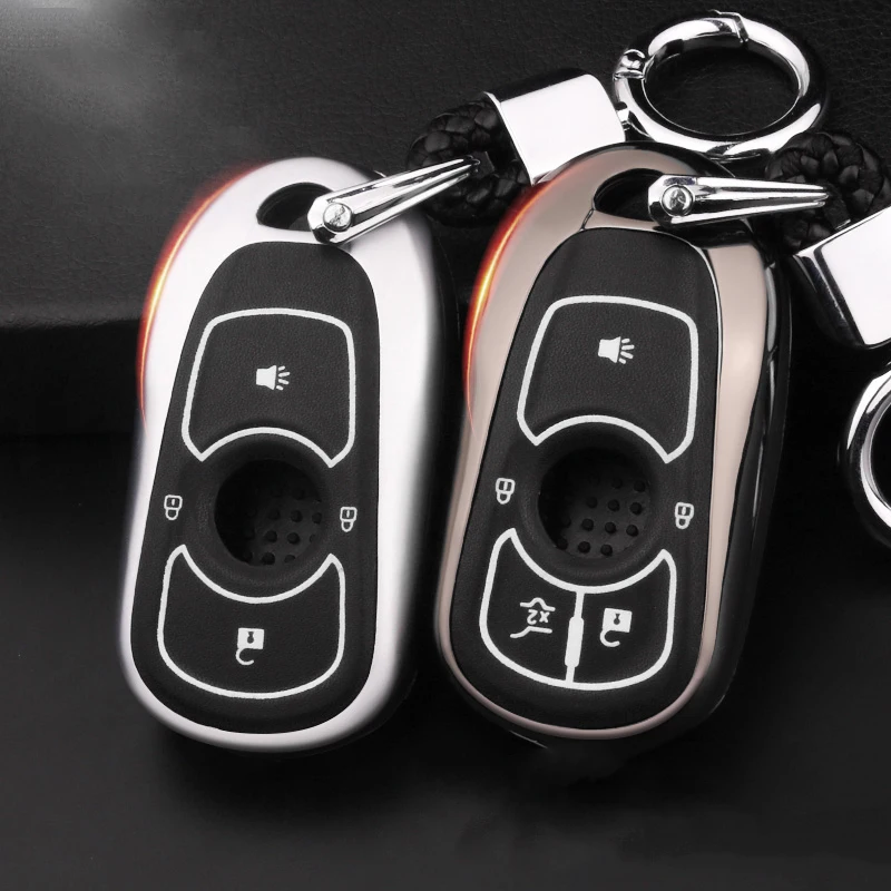 Светящийся кожаный чехол для ключей OPEL Astra Buick ENCORE ENVISION NEW LACROSSE Auto Remote Keyless Protect