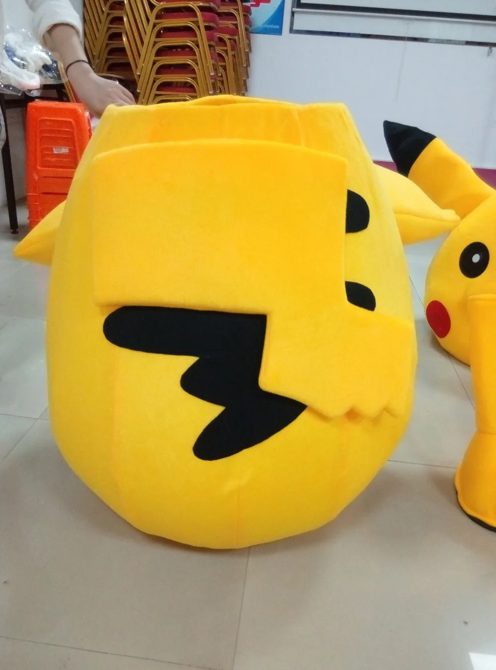 Профессиональный карнавальный костюм Pikachu талисман Пикачу размер для взрослых