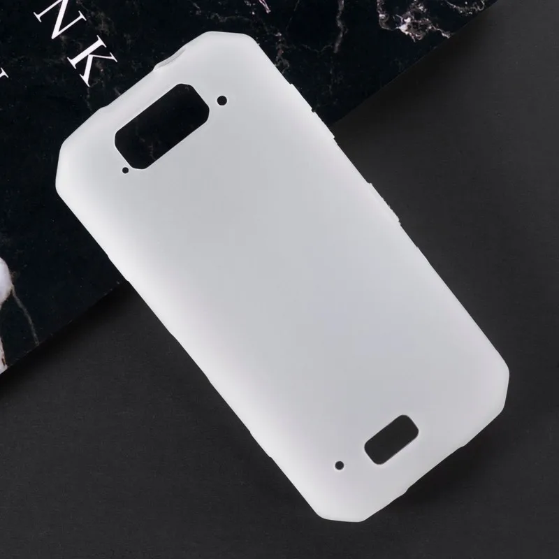 Для Blackview Bv9500 Pro, мягкий чехол, ультра тонкий силиконовый черный чехол ТПУ для Blackview Bv9500, гелевый пудинг, силиконовый чехол для телефона - Цвет: White