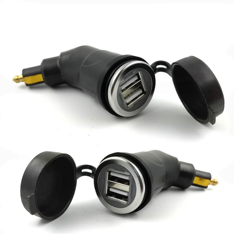 Зарядное устройство для мотоцикла с двумя USB портами 5 В 3 А|dual usb power|motorcycle cigarette