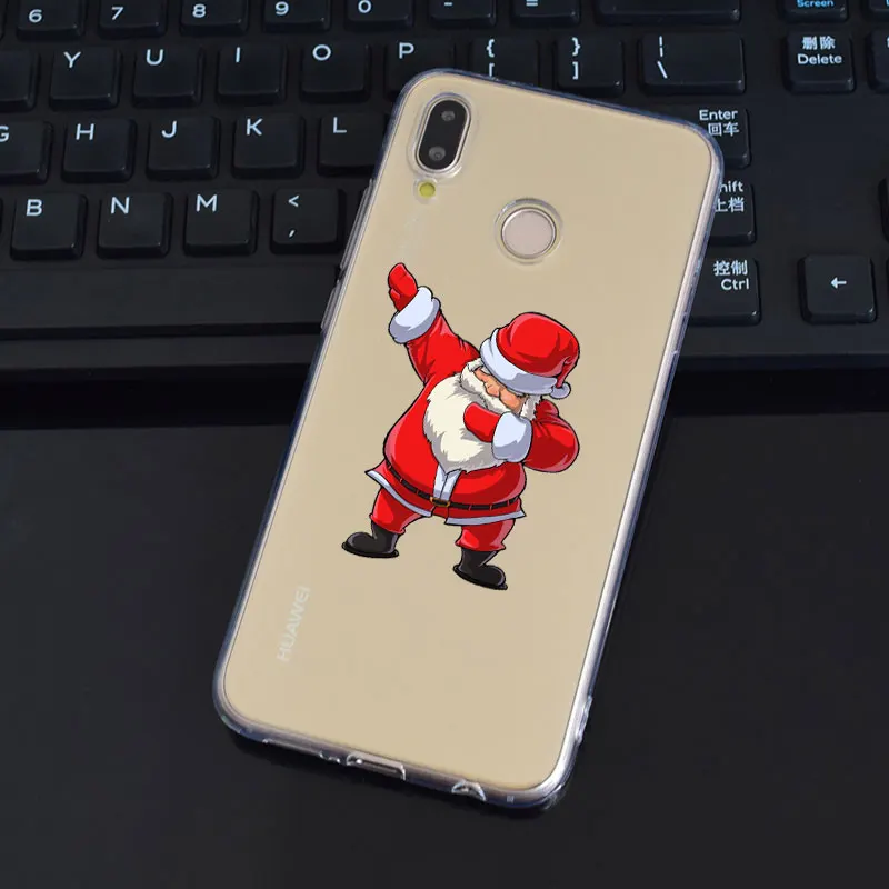 DREAMFOX L509 Мягкий ТПУ силиконовый чехол с рождественской елкой для huawei Honor 6A 6C 7X9 10 P20