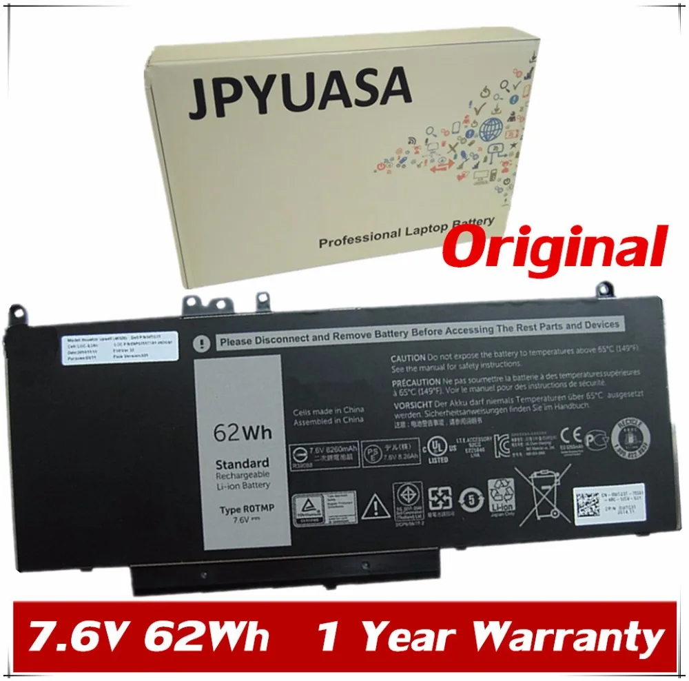 7XINbox 7 6 V 62Wh оригинальный ноутбук Батарея 6MT4T 7V69Y TXF9M 79VRK для Dell Latitude 14 5470 E5470 15 5570 E5570