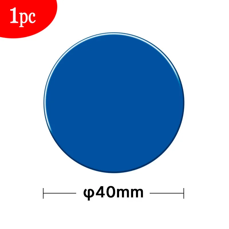 1pc 40mm Round 10 шт./5 шт./1 шт. металлическая пластина-диск для магнитного автомобильного держателя телефона Металлическая пластина наклейка железный лист для магнита подставка для мобильного телефона крепление - Цвет: 1pc 40mm Round