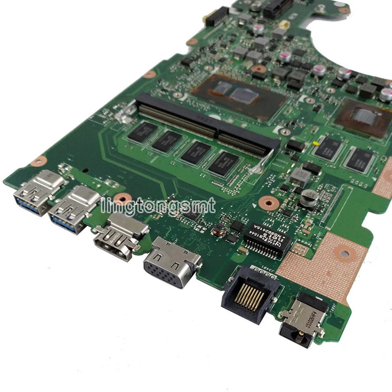 X555UJ материнская плата для ноутбука For Asus X555UF F555U X555UB X555UQ X555U тестовая оригинальная
