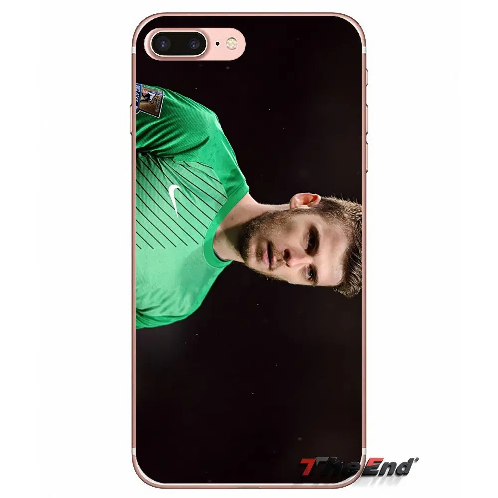 ТПУ чехол для Sony Xperia Z Z1 Z2 Z3 Z5 compact M2 M4 M5 E3 T3 XA Aqua LG G4 G5 G3 G2 Mini Capa World football Stars David de