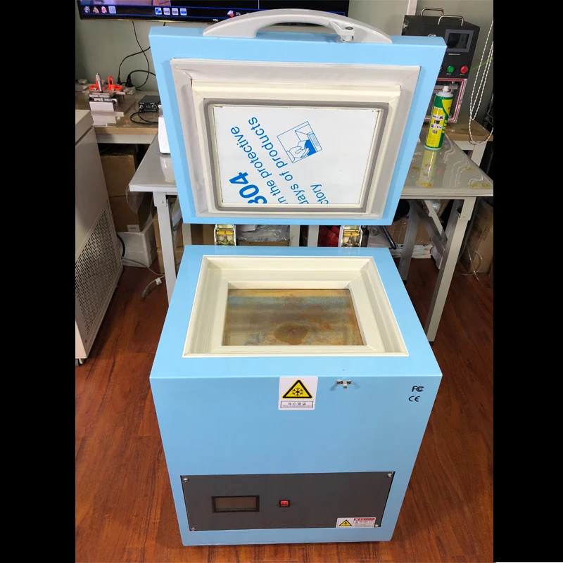 Новейший TBK Профессиональный mass-180c lcd сенсорный экран морозильная разделительная машина ЖК-панель замороженный сепаратор машина для края