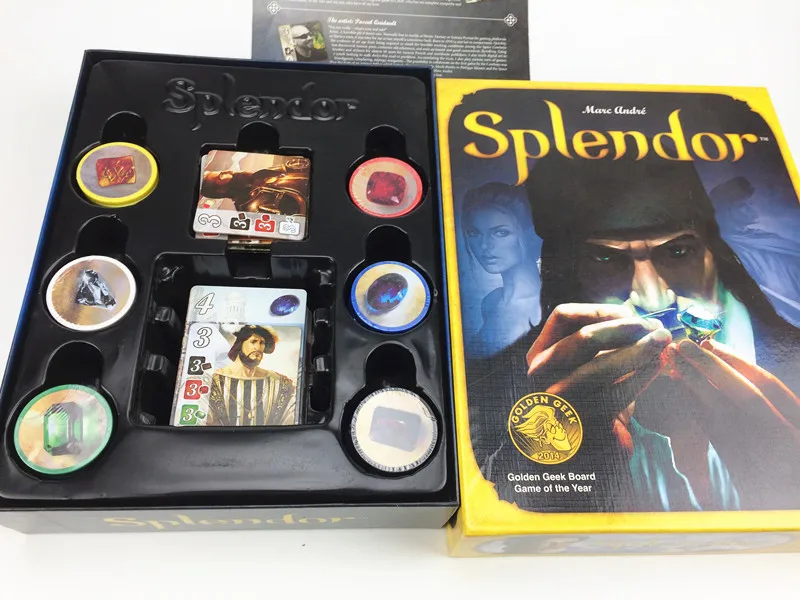 Splendor настольная игра Пасьянс драгоценный камень торговый город версия Базовая
