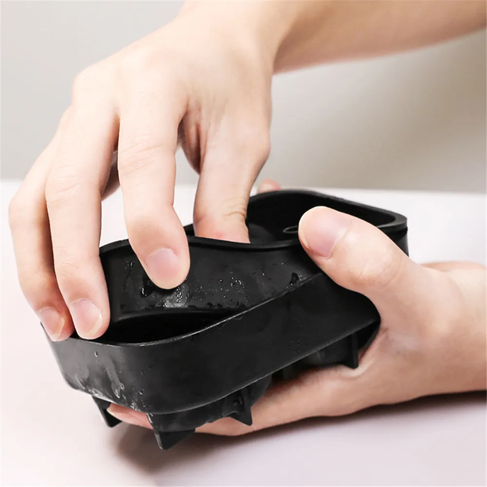 3D форма для льда в форме черепа дома силиконовые подносы пива и напитков шоколада