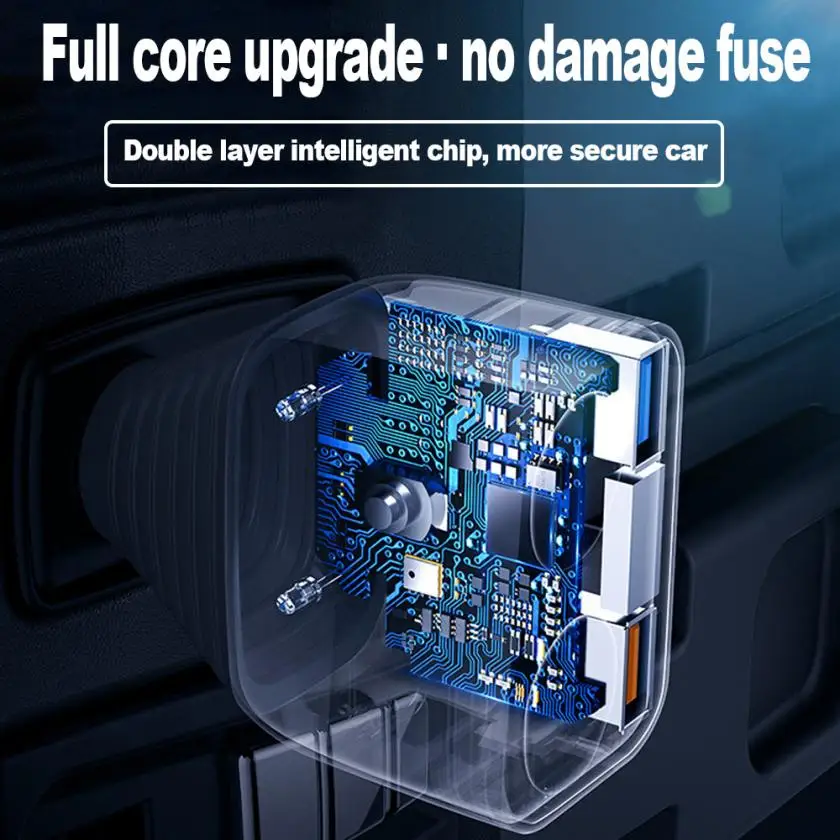 Высокое качество 100% новый мульти Автомобиль сигареты двойной USB 3.1A 2 Way машинная