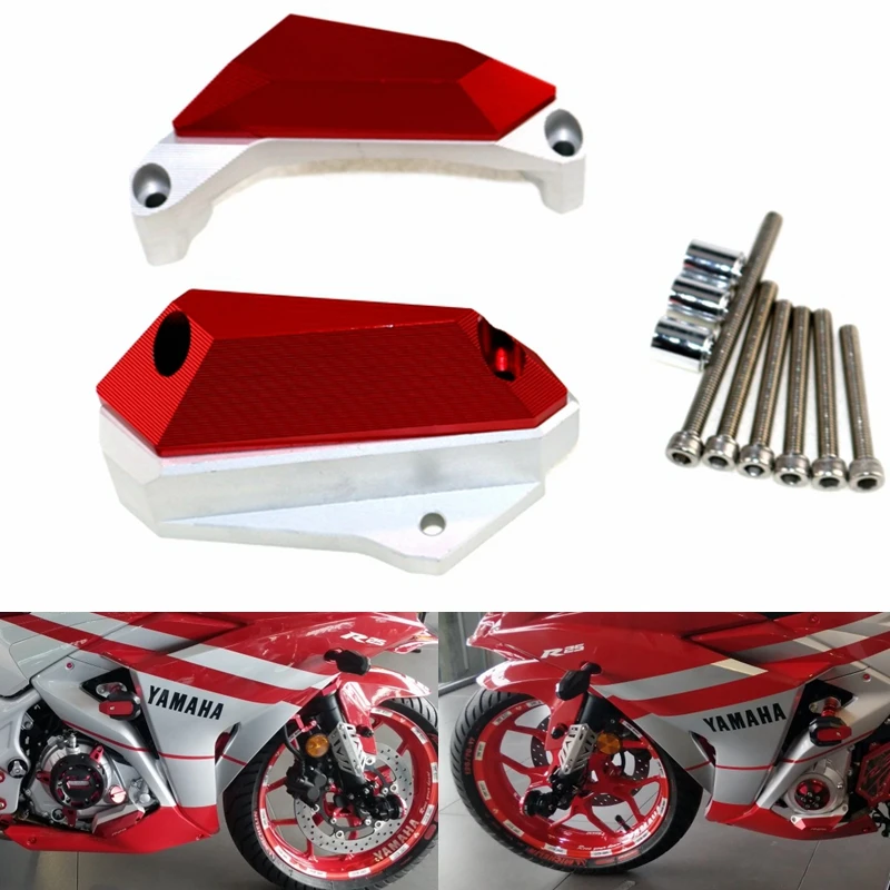 Для YAMAHA R25 R3 2015 2016 2017 2018 2019 Мотоцикл с ЧПУ двигателя слайдер крышка Краш колодки