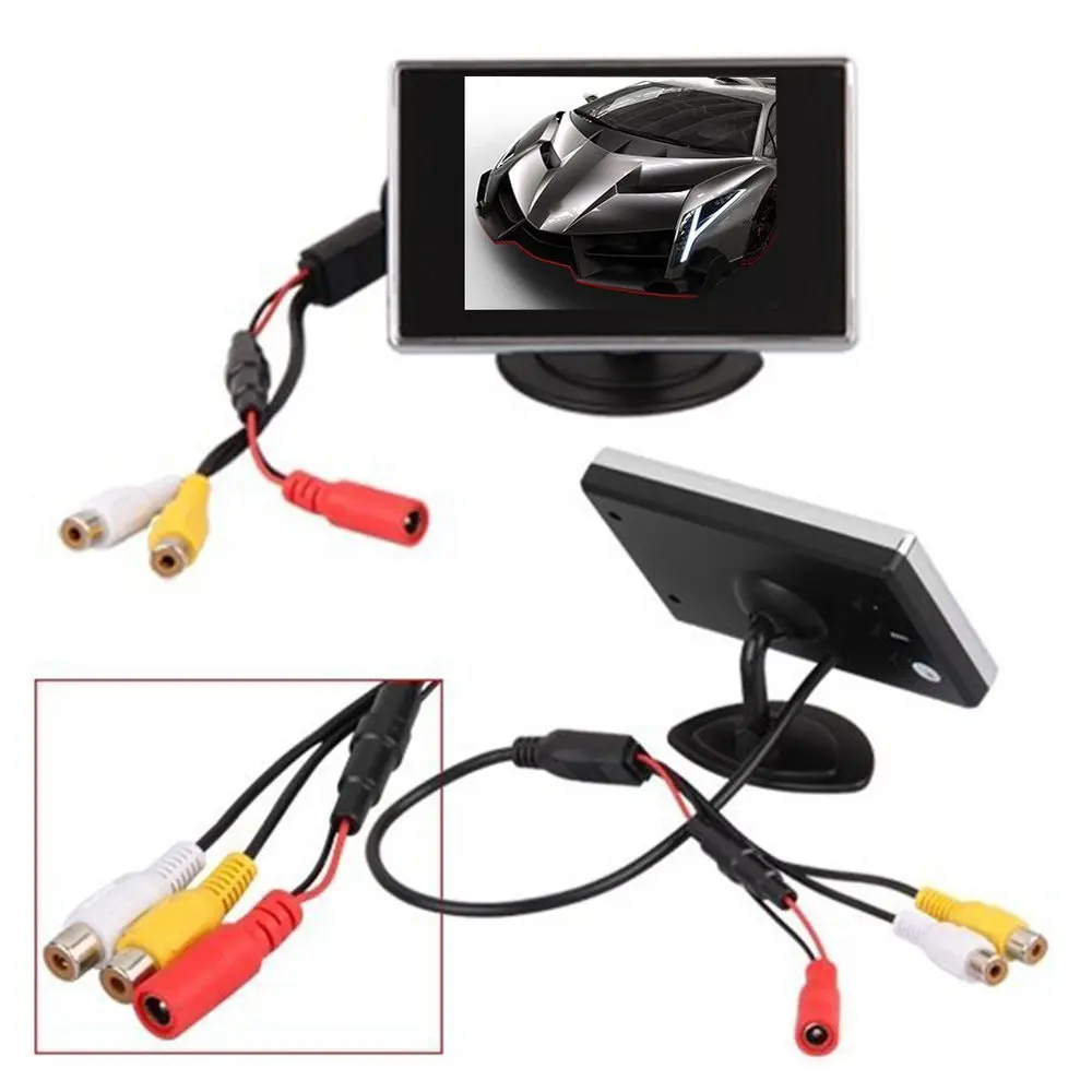 3 5 &quotавтомобильный монитор высокой четкости Автомобильный цветной TFT ЖК Авто ТВ